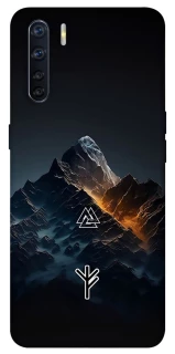 Чехол на Oppo A91 Руны в горах фото 1 из 1