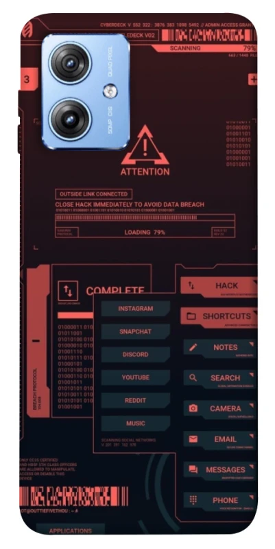 Чехол на Motorola Moto G84 Attention фото 1 из 1