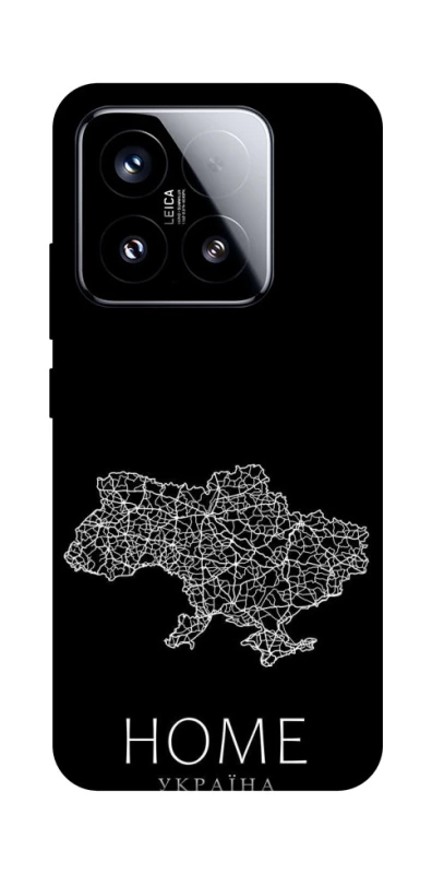 Чехол на Xiaomi 15 Ukraine black map фото 1 из 1