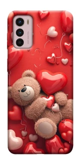 Чехол на Motorola Moto G42 bear in hearts фото 1 из 1