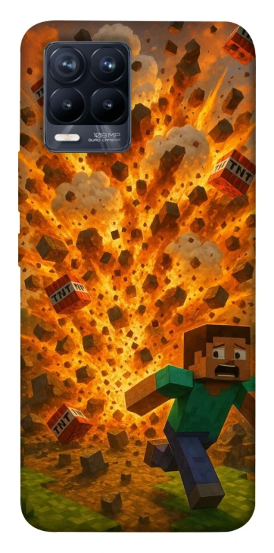 Чохол на Realme 8 Minecraft v7 фото 1 з 1