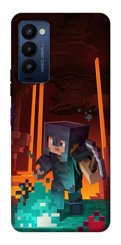 Чохол на TECNO Camon 18 Pro Minecraft game adventure фото 1 з 1
