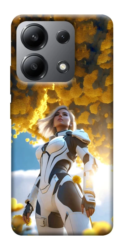 Чохол на Xiaomi Redmi Note 13 4G Cyber space girl ver.3 фото 1 з 1