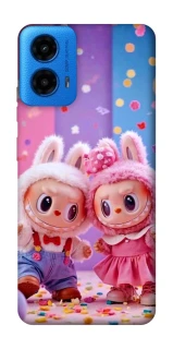 Чехол на Motorola Moto G45 Labubu twins ver.3 фото 1 из 1