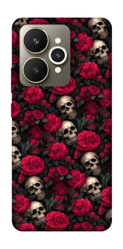 Чехол на Realme 15 Черепа и розы фото 1 из 1