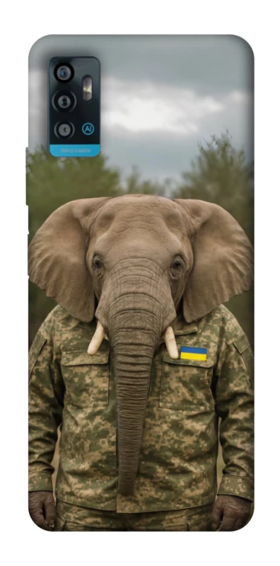 Чохол на ZTE Blade A71 Слон захисник фото 1 з 1