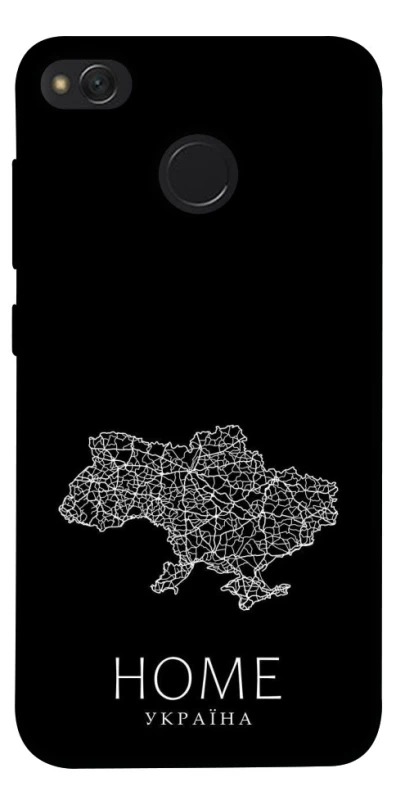 Чохол на Xiaomi Redmi 4X Ukraine black map фото 1 з 1