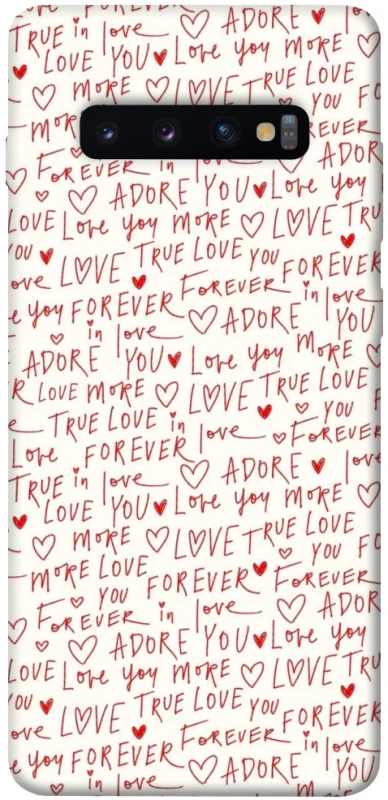 Чохол на Samsung Galaxy S10+ Love aesthetic ver.4 фото 1 з 1
