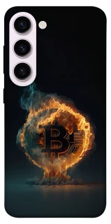 Чохол на Samsung Galaxy S23+ Fire Bitcoin фото 1 з 1