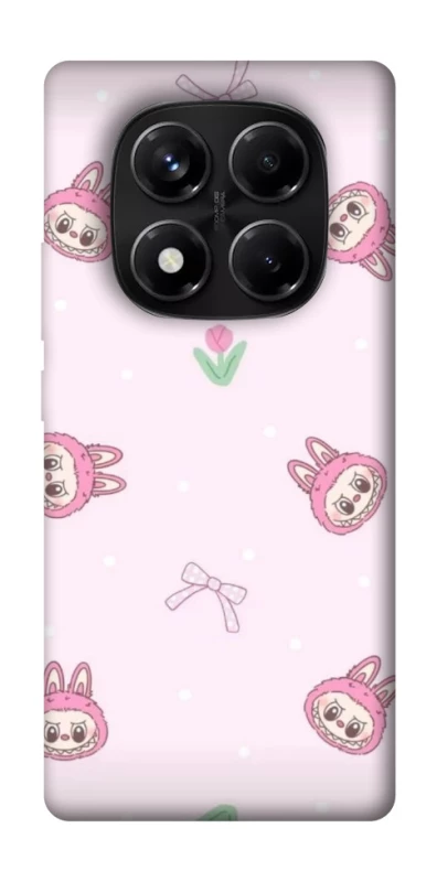 Чохол на Xiaomi Redmi Note 14 Pro 5G Labubu Flower фото 1 з 1