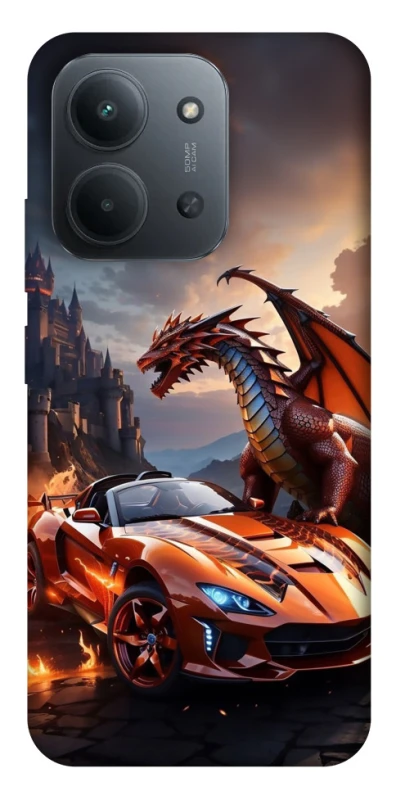 Чохол на Xiaomi Redmi 15C (EU) Сar and dragon фото 1 з 1