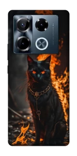 Чохол на Infinix Note 40 Pro 4G Вогняний кіт фото 1 з 1