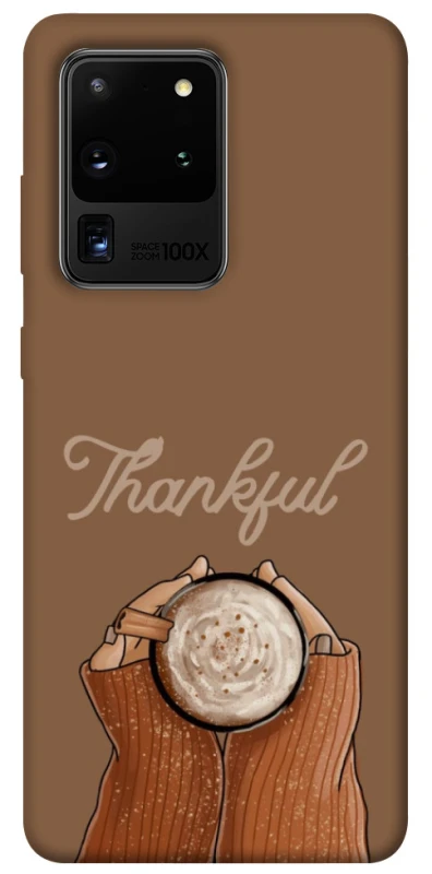 Чохол на Samsung Galaxy S20 Ultra Thankful coffee фото 1 з 1