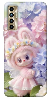 Чохол на TECNO Camon 17P Labubu & Flowers ver.1 фото 1 з 1
