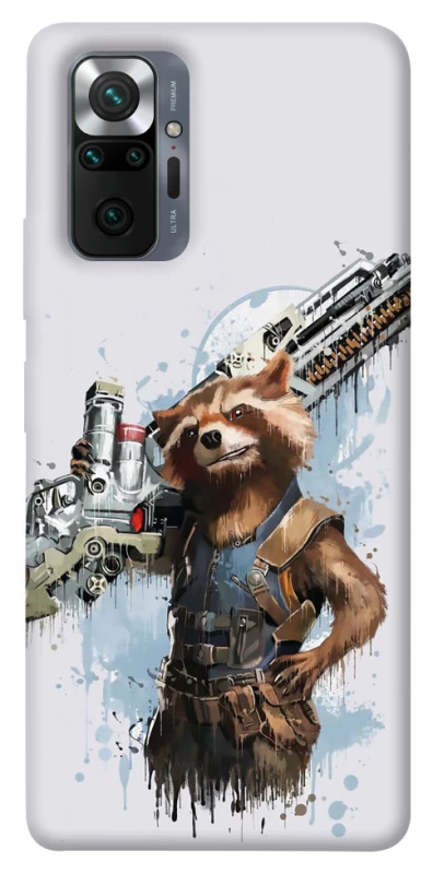 Чехол на Xiaomi Redmi Note 10 Pro Rocket Raccoon фото 1 из 1