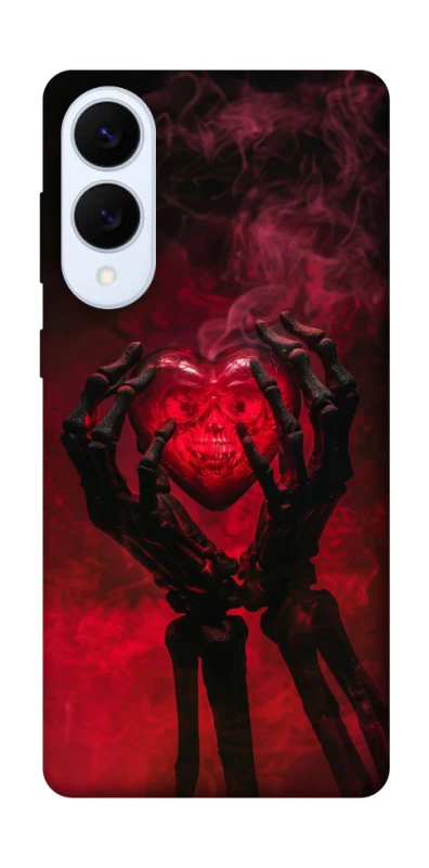 Чохол на Samsung Galaxy S25 Edge Heart in the hands of a skeleton фото 1 з 1