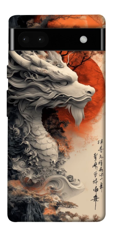Чохол на Google Pixel 6a white dragon фото 1 з 1