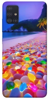 Чохол на Samsung Galaxy A51 Каміння світиться на березі фото 1 з 1