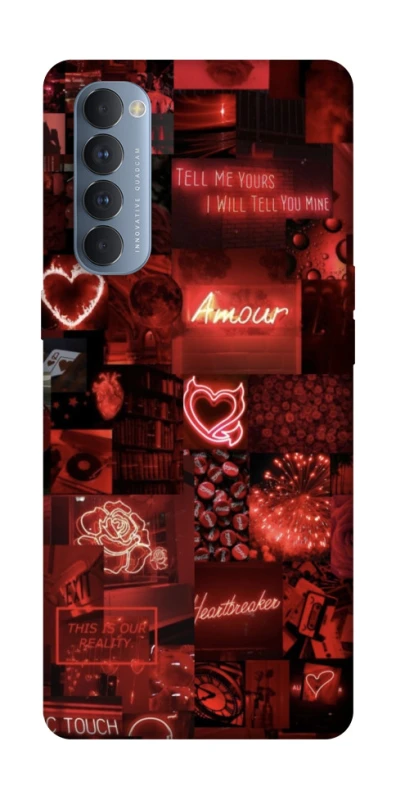 Чохол на Oppo Reno 4 Pro Love collage ver.6 фото 1 з 1