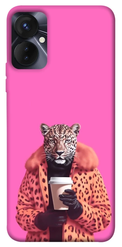 Чохол на TECNO Spark 9 Pro (KH7n) Леопард з кавою фото 1 з 1