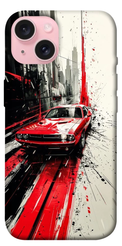 Чехол на Apple iPhone 15 (6.1") Painted Mustang фото 1 из 1