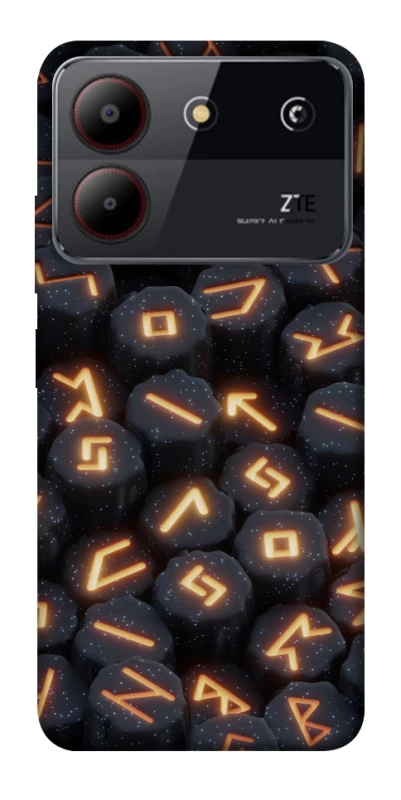 Чохол на ZTE Blade A54 4G Вогняні руни фото 1 з 1