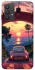 Чехол на Samsung Galaxy A32 (A325F) 4G Porsche at sunset фото 1 из 1