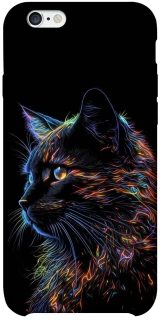 Чохол на Apple iPhone 6/6s plus (5.5") Чорний кіт фото 1 з 1