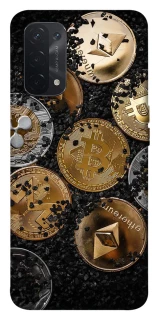 Чохол на Oppo A54 5G / A74 5G Many coins v2 фото 1 з 1