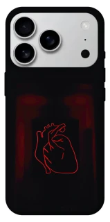 Чехол на Apple iPhone 17 Pro Max (6.9") Красное сердце фото 1 из 1