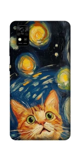 Чехол на ZTE Blade A31 paint cat фото 1 из 1
