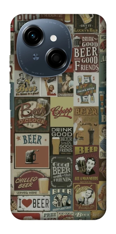 Чохол на TECNO Spark Go 1 Retro collage ver.1 фото 1 з 1