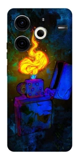 Чехол на TECNO Pova 6 Neo (LI6) Зажигалка фото 1 из 1