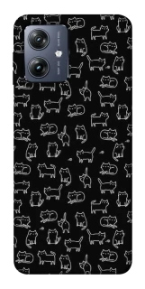 Чохол на Motorola Moto G54 Black Cats фото 1 Чохол на Motorola Moto G54 Black Cats фото 1 з 1