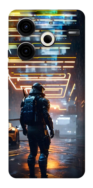 Чехол на TECNO Pova 6 Neo (LI6) Cyber character фото 1 из 1