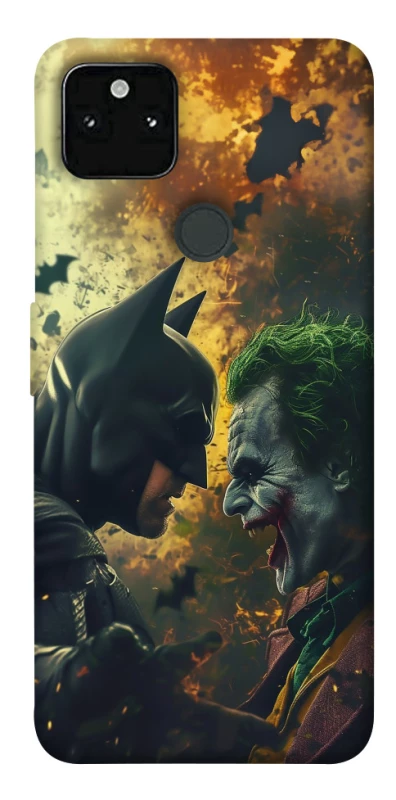 Чехол на Google Pixel 5A Batman and the Joker фото 1 из 1
