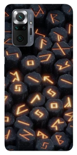 Чехол на Xiaomi Redmi Note 10 Pro Огненые руны фото 1 из 1