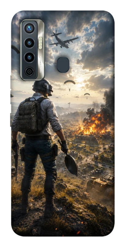 Чехол на TECNO Camon 17 PUBG ver.2 фото 1 из 1