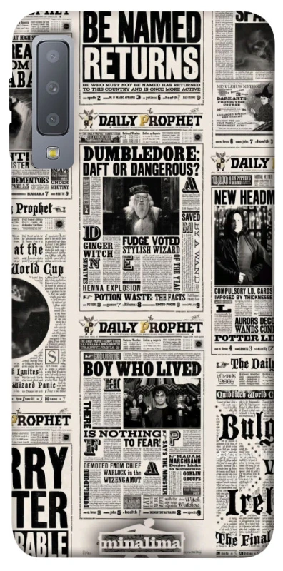 Чохол на Samsung A750 Galaxy A7 (2018) Harry Potter newspaper фото 1 з 1