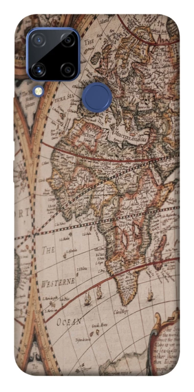 Чехол на Realme C15 Карта путешествий фото 1 из 1