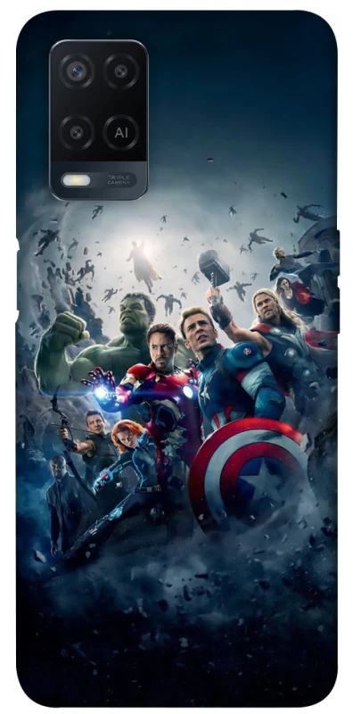 Чехол на Oppo A54 4G Marvel heroes фото 1 из 1