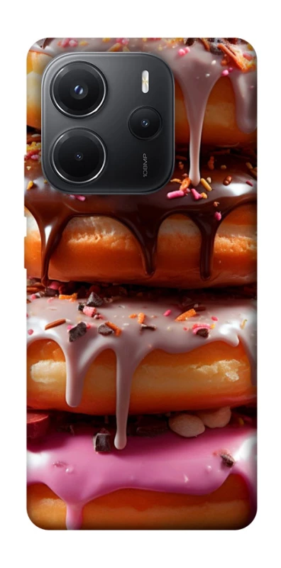 Чохол на Xiaomi Redmi Note 14 4G (Int. version) Пончики фото 1 з 1