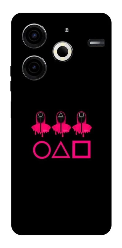 Чохол на TECNO Pova 6 Neo (LI6) squid game v3 фото 1 з 1