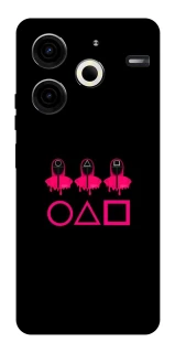 Чехол на TECNO Pova 6 Neo (LI6) squid game v3 фото 1 из 1