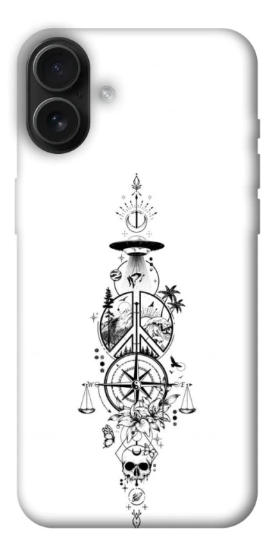 Чехол на Apple iPhone 16 Plus Tattoo ver.7 фото 1 из 1