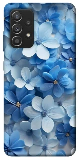 Чехол на Samsung Galaxy A52 4G / A52 5G Синие цветы фото 1 из 1