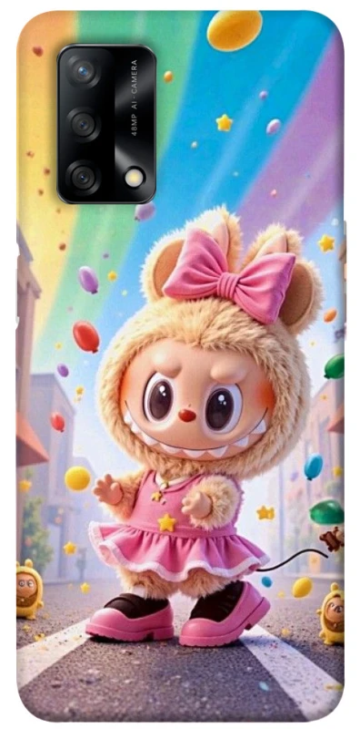 Чохол на Oppo A74 4G Labubu rainbow фото 1 з 1