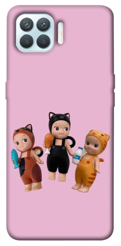 Чохол на Oppo F17 Pro Cat Cafe Trio фото 1 з 1