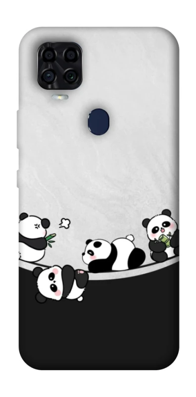 Чохол на ZTE Blade v2020 Four pandas фото 1 з 1