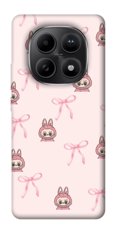 Чохол на Xiaomi Redmi Note 15 5G Pink bows and Labubus фото 1 з 1